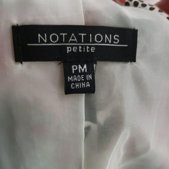 Notations Petite medium Floral Printed Blazer - Picture 6 of 7